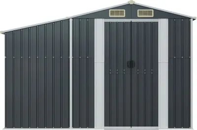 Produktbild von "2026 Aktion"Gerätehaus Moderner design - Geräteschuppen - Garagenzelt Anthrazit 277x93x179 cm Verzinkter Stahl DEMöbel 8497195