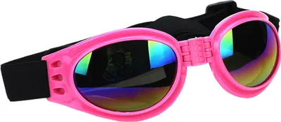 Produktbild von Polarisierte Hunde-Sonnenbrille für kleine Rassen, UV-Schutz, winddichte Sonnenbrille, Haustierbrille, verstellbare, faltbare Brille mit Gummiband für Outdoor-Camping, Reisefotos