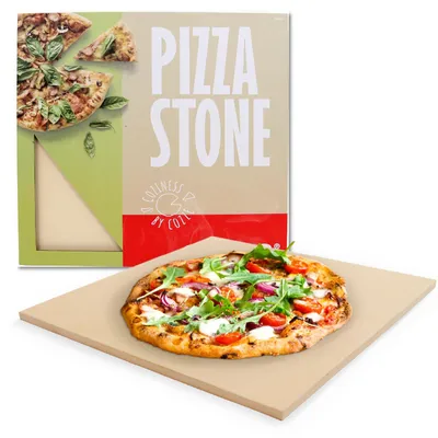 Produktbild von Pizzastein, 43 x 43 cm, für 17-Zoll-Pizzaöfen – aus Cordierit