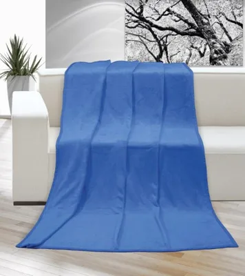 Obrázok produktu pre Mikro prikrývka jednolôžková 150x200cm modrá
