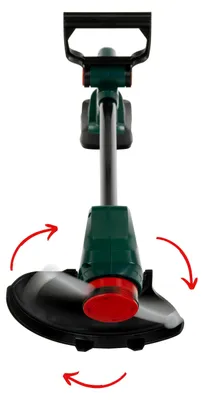 Produktbild von Theo Klein 2774 Bosch Rasentrimmer Easy Cut Kindgerechtes Spielzeug mit Sound- und Lichtfunktion Batteriebetrieben mit drehbarem, beleuchtetem Mähkopf