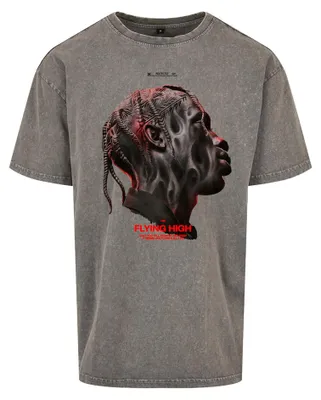 Image de Mister Tee - T-shirt « Flying High » pour homme, taille grande TN2653 (L) (gris clair)