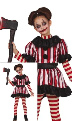 Produktbild von Guirca Clown Mädchenkostüm 5-6 Years 5-6 Years