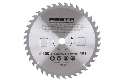 Immagine prodotto di Lama per sega FESTA SK 350/3.5/30mm 40T