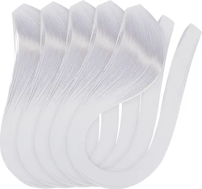 Produktbild von VBS XXL Quillingstreifen "Weiß", 5 mm, 600 Stück