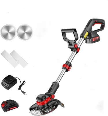 Produktbild von Akku-Rasentrimmer Rasentrimmer Set, mit Akku 21V/2Ah und Ladegerät, 15 cm Arbeitsbreite Messer