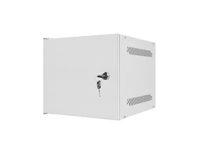Produktbild von Lanberg Rack Wandschrank 10" 4U/280X310 Metalltür grau (WF10-2304-00S)