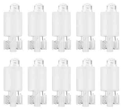 Image de 10 pièces de boutons-poussoirs pour jeux d'arcade, avec éclairage LED (blanc)
