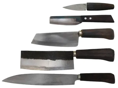 Handgefertigte Messer m. super scharfer Klinge aus Kohlenstoffstahl jedes Stück ein Unikat