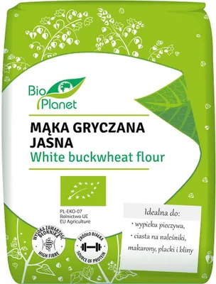 MĄKA GRYCZANA JASNA BIO 1 kg - BIO PLANET