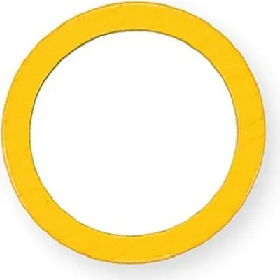 Produktbild von SINA Legematerial Ringe in 4 Farben - Größe 46mm (gelb)