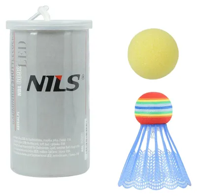 Image de Volant de badminton LED en nylon avec boule, 1 pièce