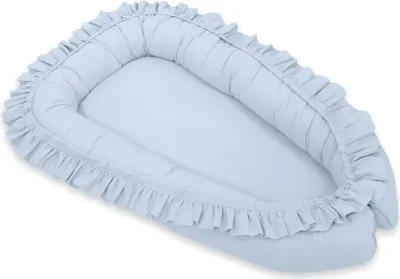 Obrázok produktu pre Babybo, kokon, bezpečný a útulný spánok - neexotická bavlna - Bellafurn modrá