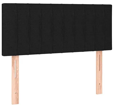 Obrázek produktu pro vidaXL Čelo postele černé 80x5x78/88 cm Látka