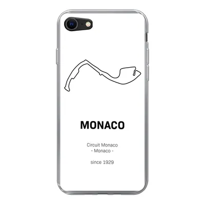Produktbild von MuchoWow® Handyhülle Schutzhülle Hülle für iPhone SE 2022 F1 - Monaco - Rennstrecke Silikon Softcase Handy Hülle - Schutzhülle