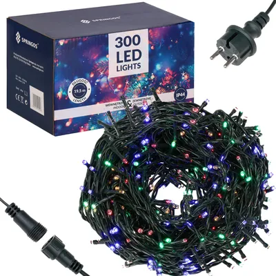 Obrázok produktu pre LED svetelný reťazec – 25,5 m, 300 LED diód, IP44, viacfarebný