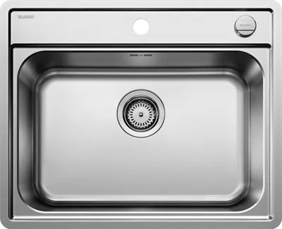 Produktbild von BLANCO 525109 Edelstahlspüle LEMIS 6-IF mit Excenterbedienung / Auflagespüle / Spüle