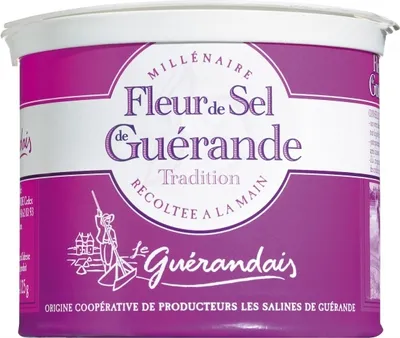 Produktbild von Le Guerandiais Fleur de Sel Guerande weißes Meesalz aus Dose 125g