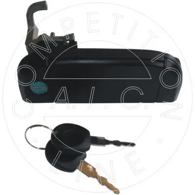 Produktbild von AIC 55321 Türgriff mit Schließzylinder mit Schlüssel Außen Vorne Rechts für VW Transporter IV Bus (70B, 70C, 7DB, 7DK, 70J, 70K, 7DC, 7DJ) Schwarz