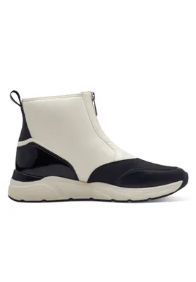 Produktbild von Tamaris Damen Stiefelette Reißverschluss Schlupfstiefelette 1-25254-43, Größe:40 EU, Farbe:Beige