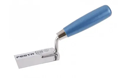 Produktbild von Maurerkelle für Nacharbeiten in der Bauindustrie, 40mm, mit Edelstahlklinge und Holzgriff