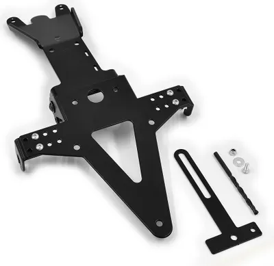 Image de ZIEGER Classic Support de plaque d'immatriculation compatible avec Ducati 899 Panigale BJ 2014-15 / 959 Panigale BJ 2016-19 / 1199 Panigale BJ 2012-14 / 1299 Panigale BJ 2015-19