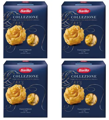 Image de Barilla Collezione Tagliatelle blé dur pâtes 2000g pack de 4