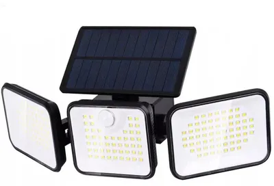 Obrázok produktu pre Izoxis 24889 Solární 180 LED osvětlení s PIR čidlem pohybu a soumraku, IP65, 550 lm, 1800 mAh