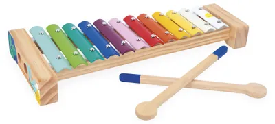 Zdjęcie produktu dla Drewniany ksylofon Janod Gioia - instrument muzyczny dla dzieci