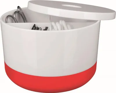 Obrázok produktu pre Spirella 7610583175953, Kúpeľňový organizér, Červená, Biela, Plast, 14 cm, 90 mm