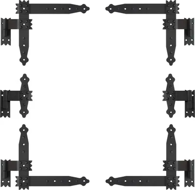 Produktbild von Winkelband Fensterladen Fensterband 250 x 225 Winkelscharniere Mittelband  - Auswahl: 6 Teile Mittelband 155