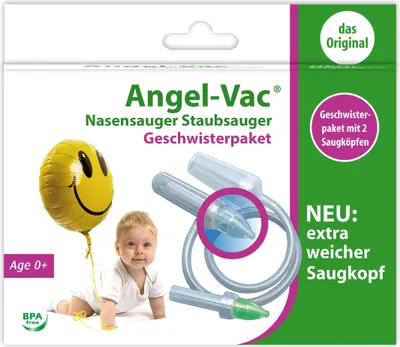 Obrázek produktu pro Angel-Vac nosní odsávačka Vysavačová hlava Baby 30 let připravená k použití účinná