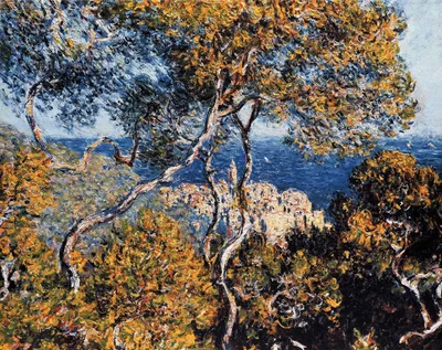 Produktbild von Legendarte - Kunstdruck auf Leinwand - Bordighera Claude Monet - Wanddeko, Canvas cm. 80x100
