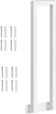 Produktbild von Faziango 75cm U-Form Treppengeländer Weiß Handlauf für Treppen für Universal Innen und Außen , Flure Seitliche Montage