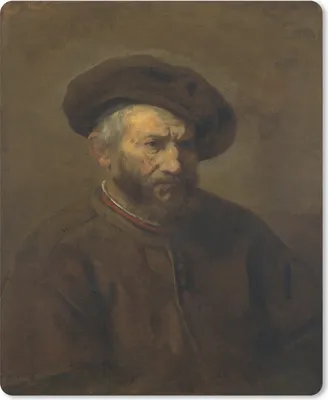 Produktbild von MuchoWow® Mauspad Mousepad Selbstbildnis - Rembrandt van Rijn 19x23 cm - Mousepads - Maus Mat - Pad - Mausunterlage - Mauspads - Spielen