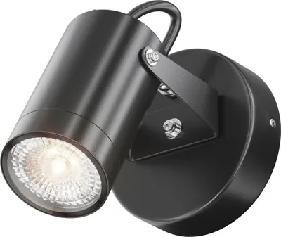 Produktbild von Strahler außen Aluminium GU10 IP65 verstellbar Schwarz Außenstrahler