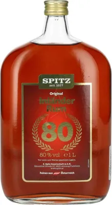 Obrázek produktu pro Spitz Inländer Rum, 80,00 %, 1,00 litru