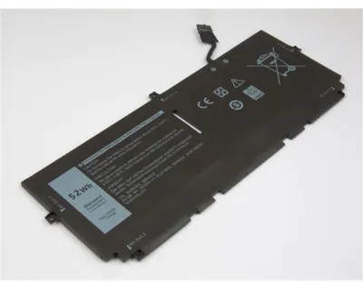 Produktbild von Akku für Dell 2XXFW Li-Pol 7,6 Volt 6500 mAh schwarz