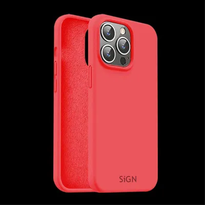 Produktbild von Liquid Silikonhülle für iPhone 15 Pro Max - Rot