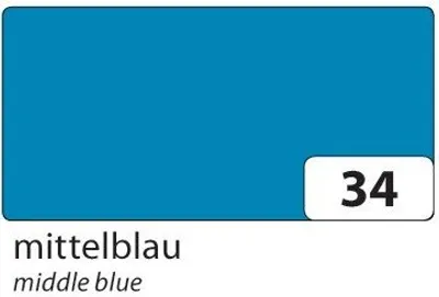 Produktbild von Folia 6734 Tonpapier - 50 x 70 cm, mittelblau