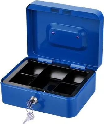 Produktbild von Registrierkasse, blau, 200 x 160 x 90 mm, VICTORIA FACILITY