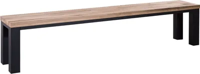 Produktbild von MASSIVMOEBEL24.DE Bank Wildeiche 200x35x45 bianco geölt VILLANDERS #225