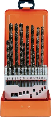 Obrázek produktu pro Projahn Spiralbohrer Satz HSS-G ECO 19-tlg. 1-10/0,5mm, in Metallkassette 60831