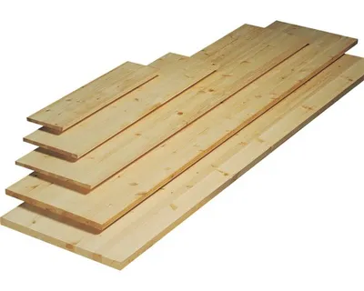 Produktbild von Leimholzplatte Kiefer B/C 1200 x 300 x 18 mm