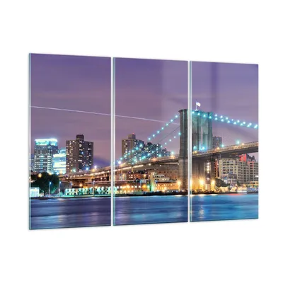Produktbild von Bilder auf glas - Metropole Fluss Brücke Geschichte - 165x110cm - Glasbilder - Wandbilder - Kunstdruck - Wanddekoration aus Glas - Glas Bilder - Wandbild auf Glas - GCE165x110-2600