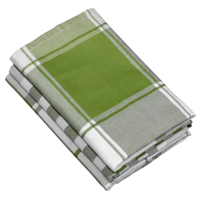 Immagine prodotto di Dyckhoff 02902 99 300 3er Geschirrtücher olive 50,0 x 70,0 cm