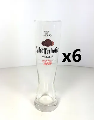 Produktbild von Schöfferhofer Weizen Bierglas 0,3l - 6er Set
