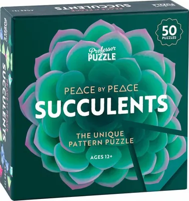 Obrázek produktu pro PROFESSOR PUZZLE Hlavolam Peace by Peace: Sukulenty