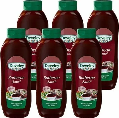 Produktbild von 6x Develey „Barbecue Sauce” Barbecue-Salsa, 875 ml