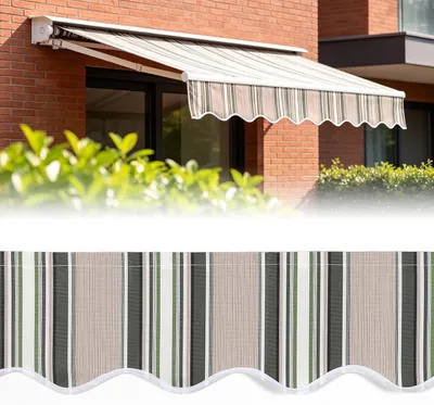 Produktbild von Afdachstoff wasserabweisend, UV-beständig, 3 m x 20 cm, für Balkon und Terrasse